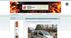 Desktop Screenshot of jetzer-feuerschutz-security.net